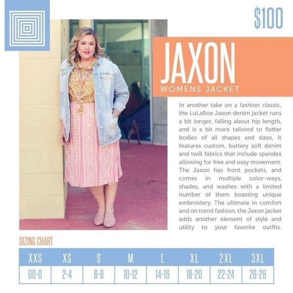 LULAROE JAZON DENIM JACKET - Picture 11 of 11